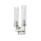 Z-Lite Beau 2 Light Wall Sconce, Polished Nickel & Clear 3031-2S-PN - alternate 3